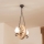 Brilagi - Luster na lancu ROATA 2xE14/40W/230V hrast
