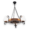 Brilagi - Luster na lancu ROATA 3xE14/40W/230V bukva/orah