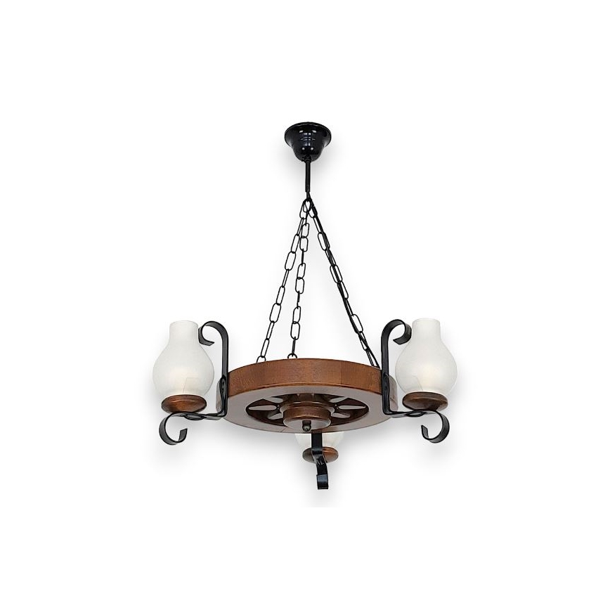 Brilagi - Luster na lancu ROATA 3xE14/40W/230V bukva/orah