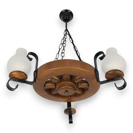 Brilagi - Luster na lancu ROATA 3xE14/40W/230V bukva/orah