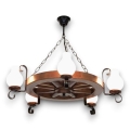 Brilagi - Luster na lancu ROATA 5xE14/40W/230V bukva/orah