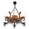 Brilagi - Luster na lancu ROATA 5xE14/40W/230V bukva/orah