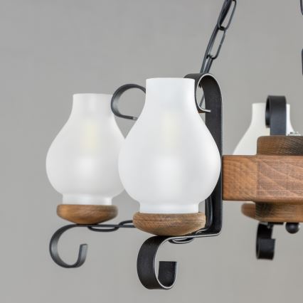 Brilagi - Luster na lancu ROATA 5xE14/40W/230V Ø 50 cm bukva