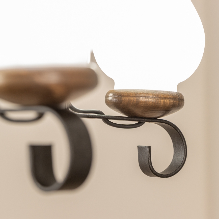 Brilagi - Luster na lancu ROATA 5xE14/40W/230V Ø 70 cm buk/orah