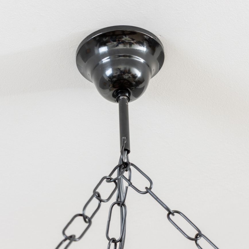 Brilagi - Luster na lancu ROATA 5xE14/40W/230V Ø 70 cm buk/orah