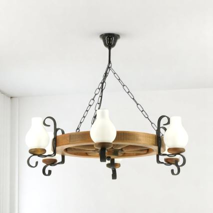 Brilagi - Luster na lancu ROATA 6xE14/40W/230V bukva