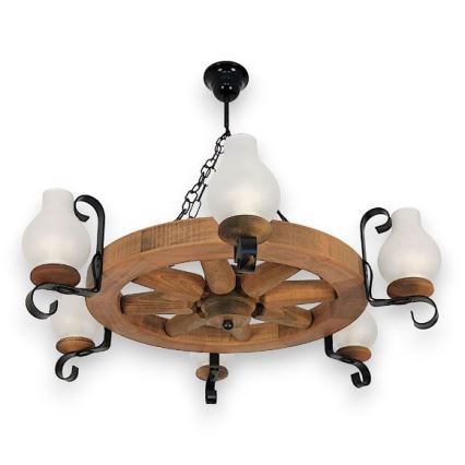 Brilagi - Luster na lancu ROATA 6xE14/40W/230V bukva