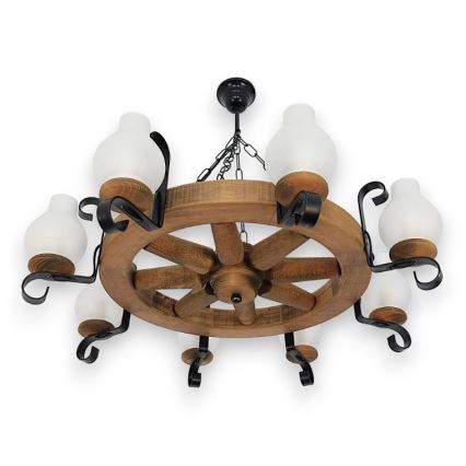 Brilagi - Luster na lancu ROATA 8xE14/40W/230V bukva