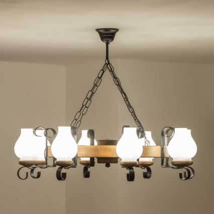 Brilagi - Luster na lancu ROATA 8xE14/40W/230V promjer 70 cm bukva