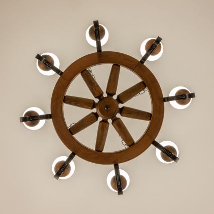 Brilagi - Luster na lancu ROATA 8xE14/40W/230V promjer 70 cm bukva