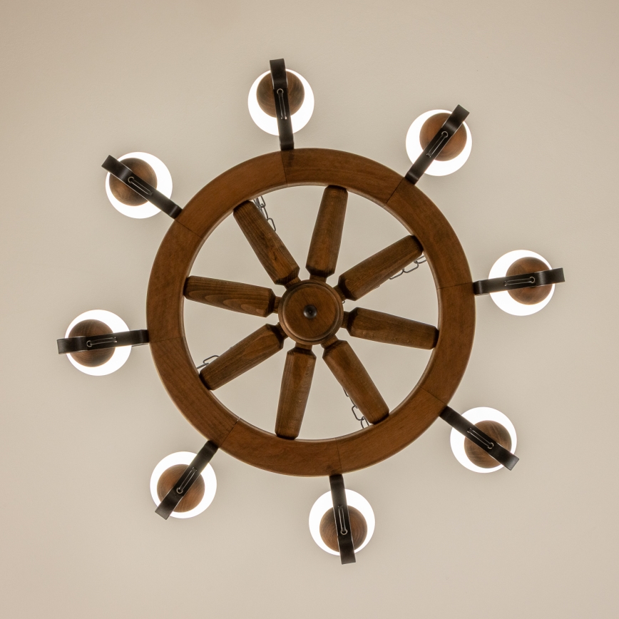 Brilagi - Luster na lancu ROATA 8xE14/40W/230V promjer 70 cm bukva