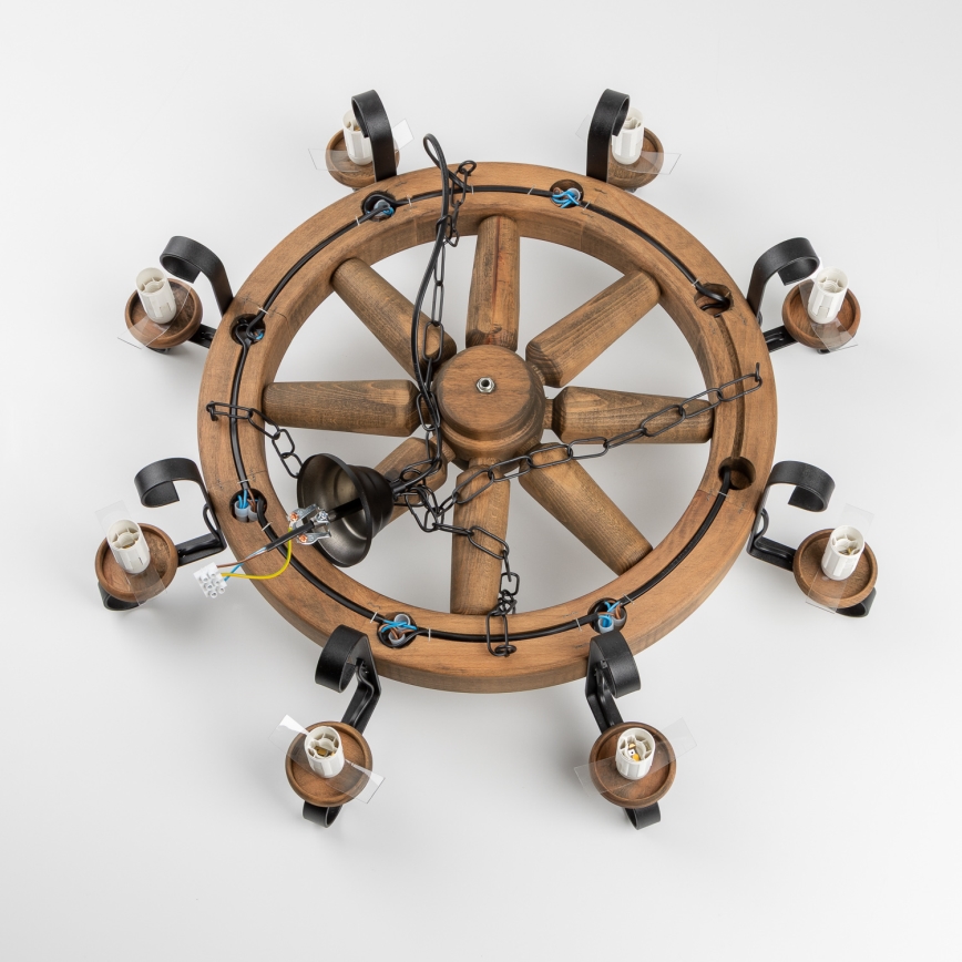 Brilagi - Luster na lancu ROATA 8xE14/40W/230V promjer 70 cm bukva