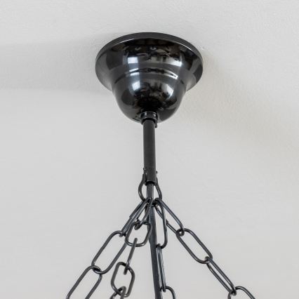 Brilagi - Luster na lancu ROATA 8xE14/40W/230V, promjer 70 cm, bukva/orah