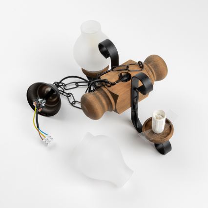 Brilagi - Luster na lancu RUSTIC 2xE14/40W/230V bukva