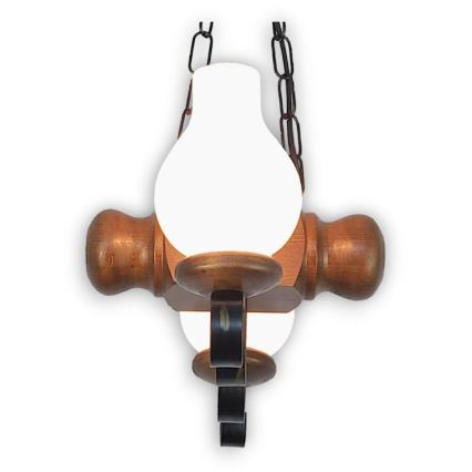 Brilagi - Luster na lancu RUSTIC 2xE14/40W/230V bukva/orah