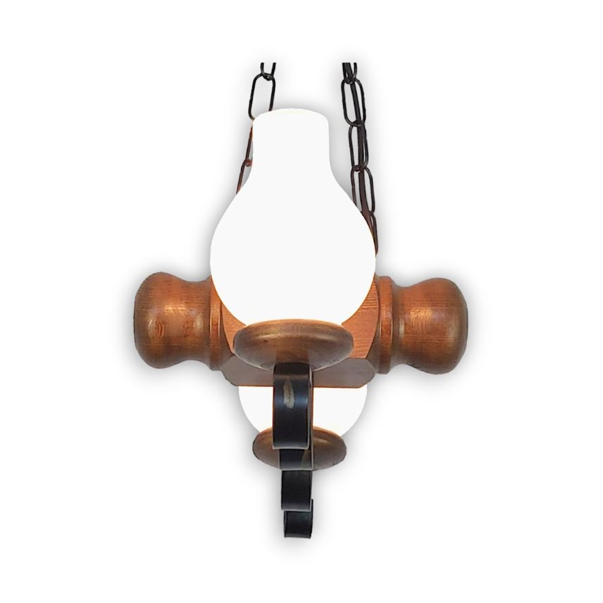 Brilagi - Luster na lancu RUSTIC 2xE14/40W/230V bukva/orah