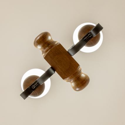 Brilagi - Luster na lancu RUSTIC 2xE14/40W/230V bukva/orah