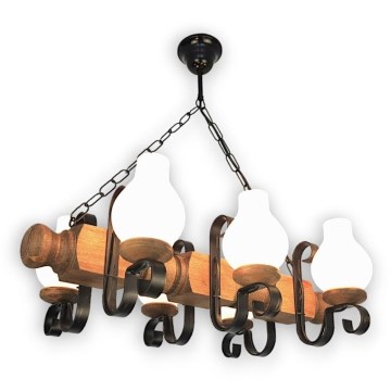 Brilagi - Luster na lancu RUSTIC 6xE14/40W/230V bukva