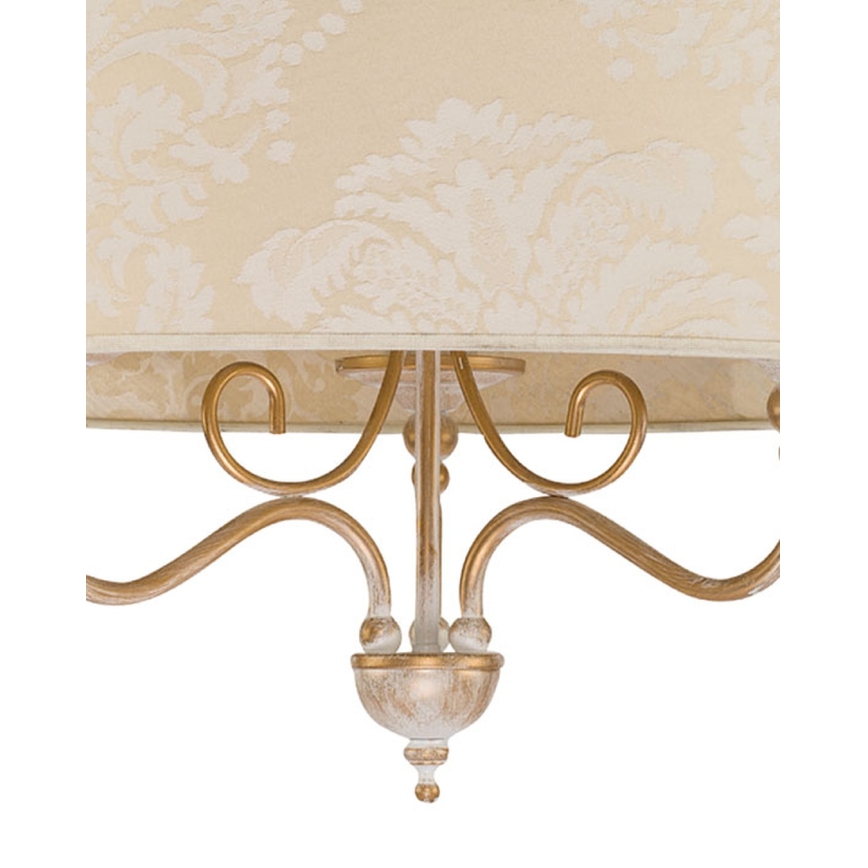 BRILAGI - Luster na lancu SONIA 3xE27/15W/230V Ø 56 cm krem/patina
