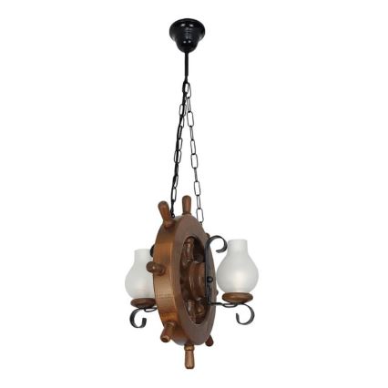 Brilagi - Luster na lancu TIMONA 2xE14/40W/230V bukva/orah