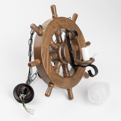 Brilagi - Luster na lancu TIMONA 2xE14/40W/230V bukva/orah