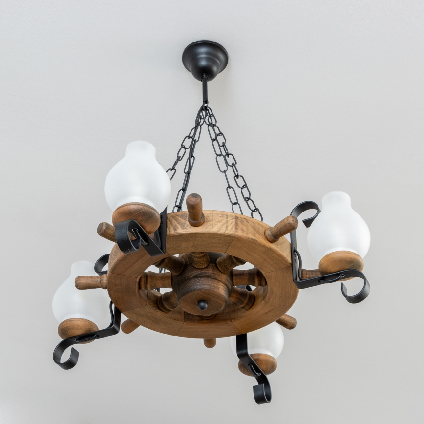 Brilagi - Luster na lancu TIMONA 4xE14/40W/230V Ø 50 cm bukva