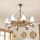 Brilagi - Luster na lancu TIMONA 8xE14/40W/230V hrast