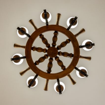 Brilagi - Luster na lancu TIMONA 8xE14/40W/230V Ø 70 cm bukva