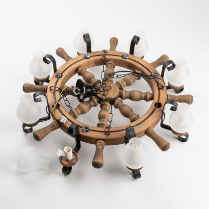 Brilagi - Luster na lancu TIMONA 8xE14/40W/230V Ø 70 cm bukva