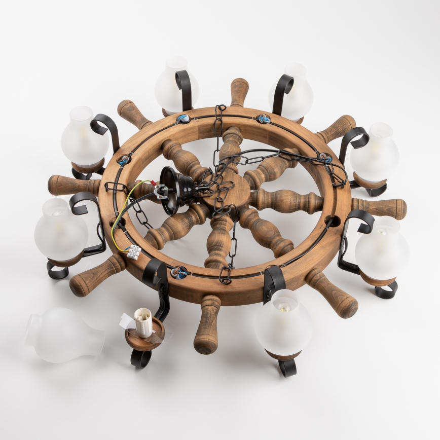 Brilagi - Luster na lancu TIMONA 8xE14/40W/230V Ø 70 cm bukva