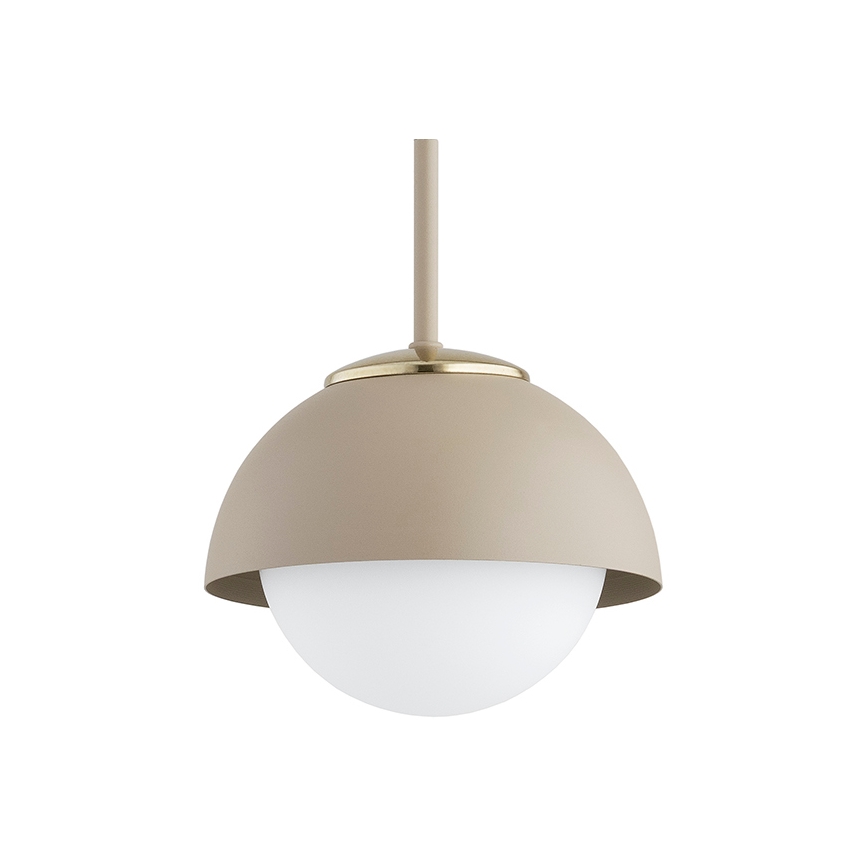 Brilagi - Luster na sajli 3xE27/60W/230V bež/zlatna