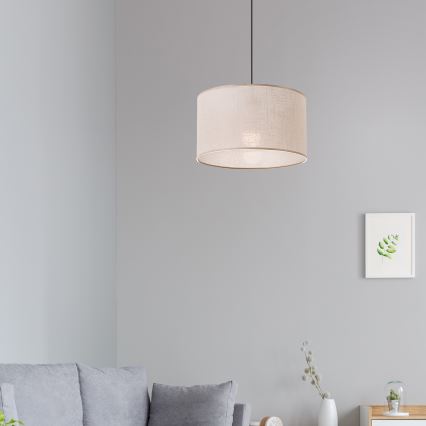 Brilagi - Luster na sajli ANTHONY 1xE27/60W/230V hrast/bež