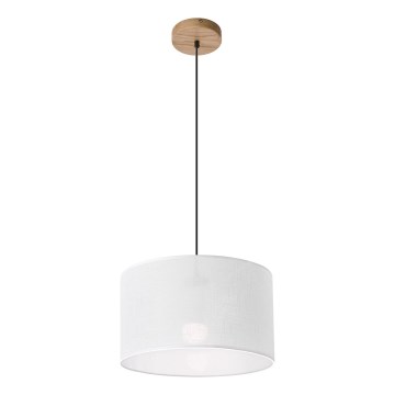 Brilagi - Luster na sajli ANTHONY 1xE27/60W/230V hrast/bijela