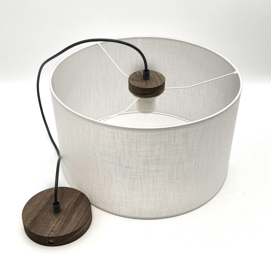 Brilagi - Luster na sajli ANTHONY 1xE27/60W/230V hrast/bijela