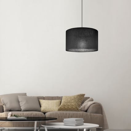 Brilagi - Luster na sajli ANTHONY 1xE27/60W/230V hrast/crna