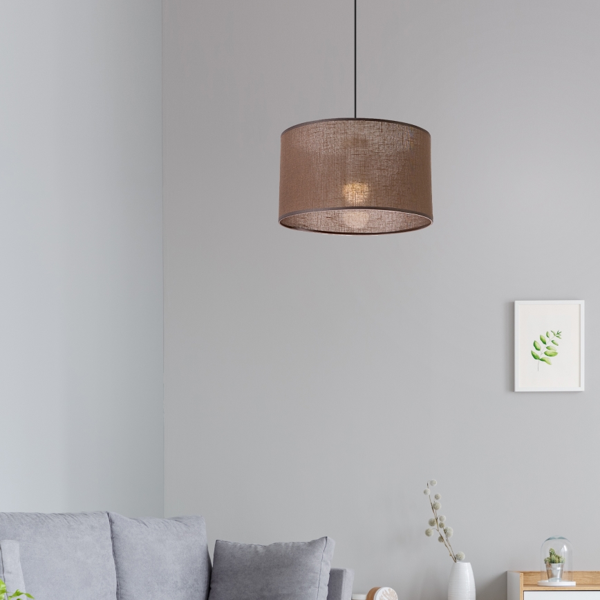 Brilagi - Luster na sajli ANTHONY 1xE27/60W/230V hrast/smeđa