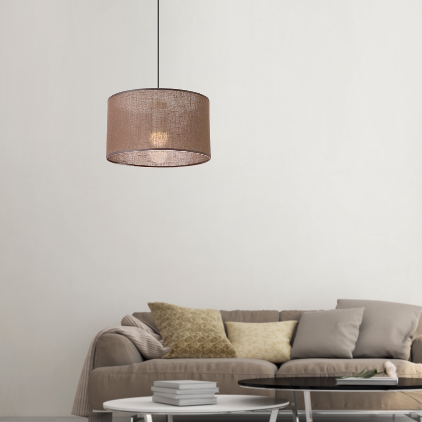 Brilagi - Luster na sajli ANTHONY 1xE27/60W/230V hrast/smeđa