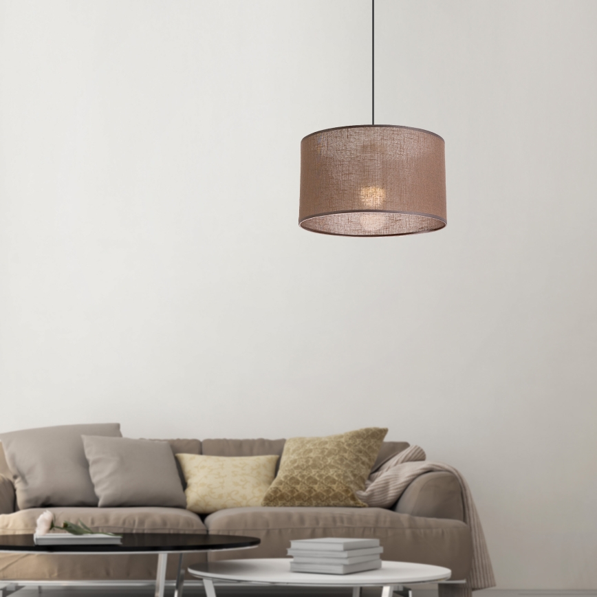 Brilagi - Luster na sajli ANTHONY 1xE27/60W/230V hrast/smeđa