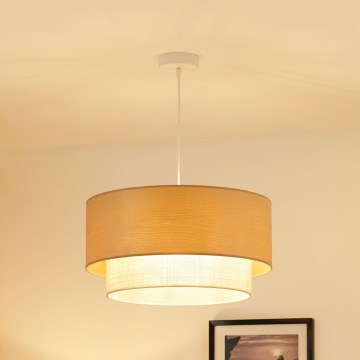 Brilagi - Luster na sajli ARIZONA BOHO 1xE27/15W/230V pr. 45 cm bež/bijela