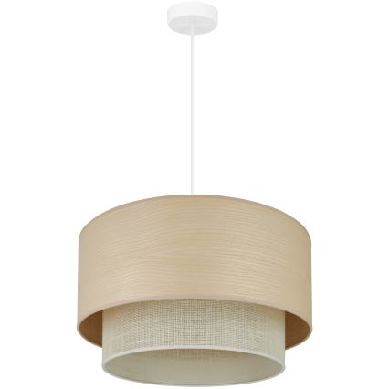 Brilagi - Luster na sajli ARIZONA BOHO 1xE27/15W/230V pr. 45 cm bež/bijela