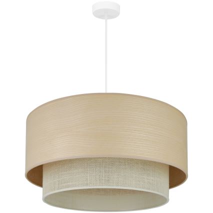 Brilagi - Luster na sajli ARIZONA BOHO 1xE27/15W/230V pr. 60 cm bež/bijela