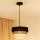 Brilagi - Luster na sajli ASPEN LUNETA 1xE27/15W/230V pr. 25 cm crna/bež/krem