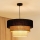 Brilagi - Luster na sajli ASPEN LUNETA 1xE27/15W/230V pr. 45 cm crna/bež/krem
