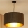 Brilagi - Luster na sajli BOSTON ROLLER 1xE27/15W/230V pr. 45 cm slama smeđa/zlatna