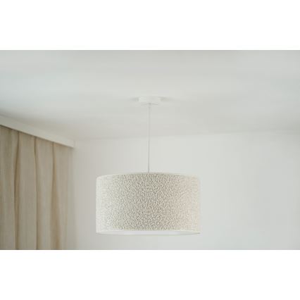 Brilagi - Luster na sajli BOUCLE ROLLER 1xE27/15W/230V pr. 45 cm krem