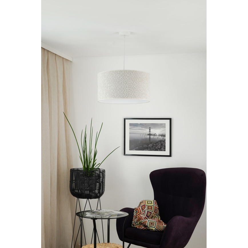 Brilagi - Luster na sajli BOUCLE ROLLER 1xE27/15W/230V pr. 45 cm krem