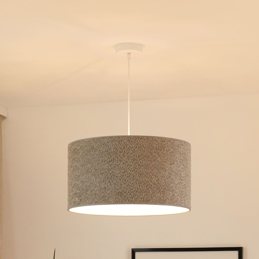 Brilagi - Luster na sajli BOUCLE ROLLER 1xE27/15W/230V pr. 45 cm siva