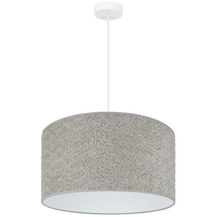 Brilagi - Luster na sajli BOUCLE ROLLER 1xE27/15W/230V pr. 45 cm siva