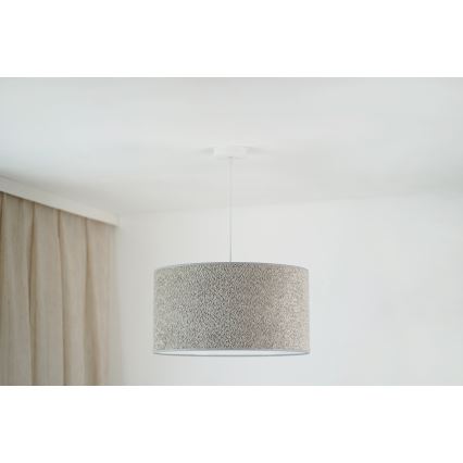 Brilagi - Luster na sajli BOUCLE ROLLER 1xE27/15W/230V pr. 45 cm siva