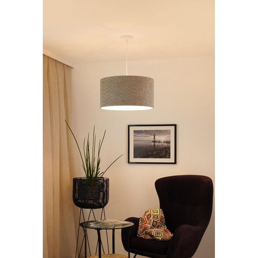 Brilagi - Luster na sajli BOUCLE ROLLER 1xE27/15W/230V pr. 45 cm siva